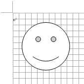 図形の位置が微調整されたことを確認してください