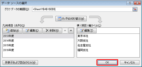 「OK」をクリックします