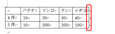 特定の列の幅や行の高さだけ変更できたことを確認してください