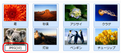 「ファイル名＋（任意の番号）」の形式で名前を入力します