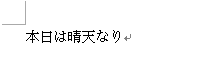 入力した文字が再変換されたことを確認してください