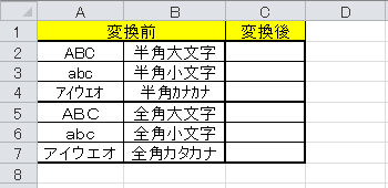 大文字から小文字に変換したい文字列が入力されているファイルを表示します