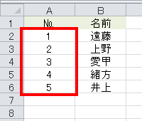 ソート前