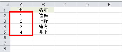 削除後