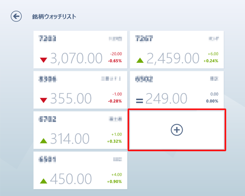 「+」のパネルをクリックします