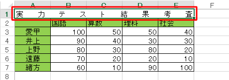 均等割り付け