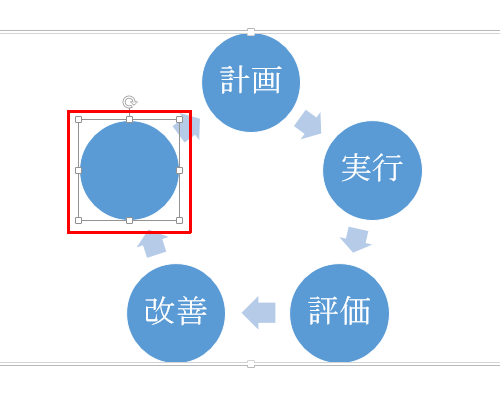 項目が追加されたら、任意の文字を入力します