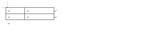 文書内に表が表示されます