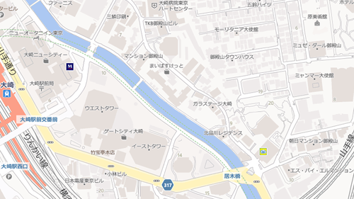 地図上からお気に入り登録が削除されたことを確認してください
