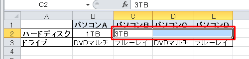 複数セルの結合は解除されます