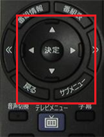 リモコンで利用するボタン