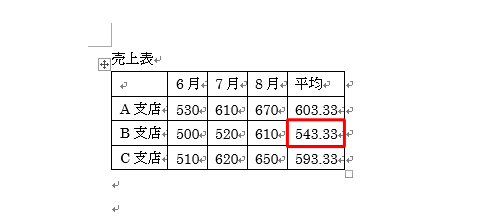 再計算できたことを確認します