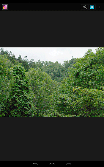 受信したファイルが表示されます