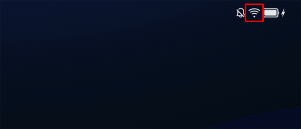 インターネット接続中（Wi-Fi接続中）です