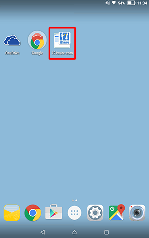 ホーム画面を開き、該当のWebページのショートカットアイコンが作成されたことを確認してください