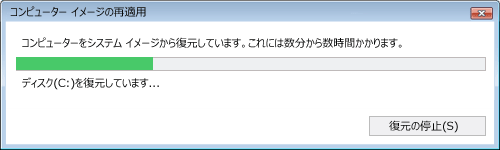 しばらく待ちます