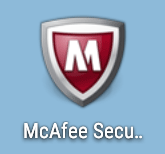 「McAfee Security」アイコン