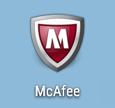 「McAfee」アイコン