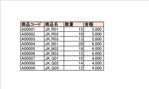 選択した範囲のみが印刷されることを確認してください