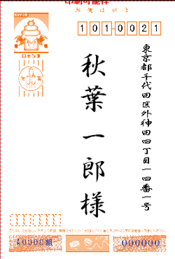 表面の差出人が非表示