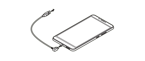 USBケーブルを使用して、タブレットとパソコンを接続します