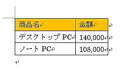 選択したセルが塗りつぶされたことを確認してください