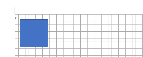 図形の位置が微調整されたことを確認してください
