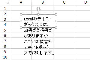 入力した文章が枠外にはみ出る