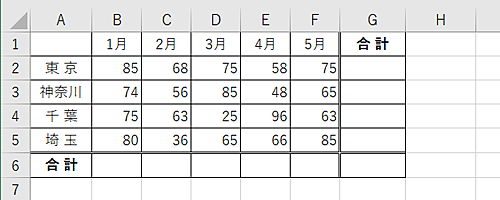 任意のデータを入力します