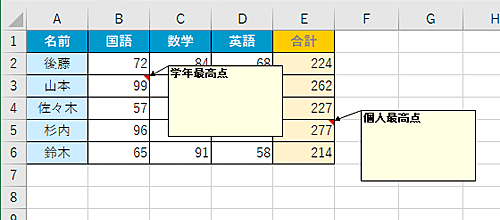 すべてのコメントが表示されたことを確認してください