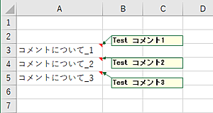 コメントの一例