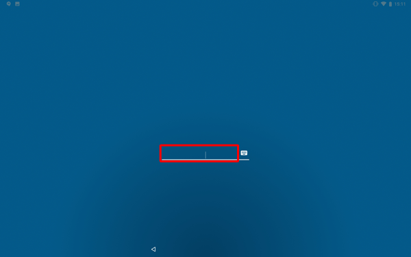 パスワードを入力する際にキーボードが表示されない場合は、入力欄を一度タップするとキーボードが表示されます