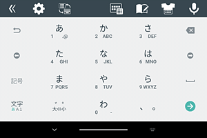 「テンキーボード」配列