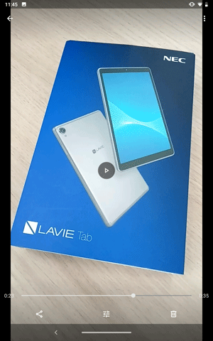 ビデオが再生されます