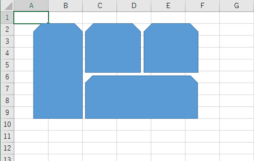 必要に応じて、挿入した図形の位置やサイズを調整してください