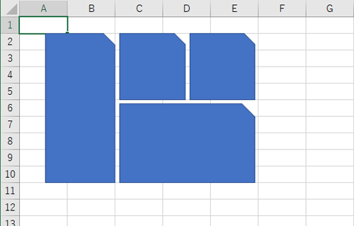 必要に応じて、挿入した図形の位置やサイズを調整してください