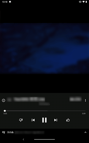 プレイリスト内の先頭の曲が再生されます