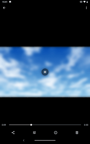 再生画面に切り替わり、再生が開始されます