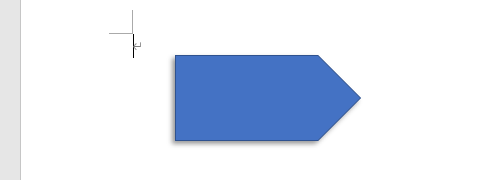 挿入した図形に影が設定されたことを確認してください
