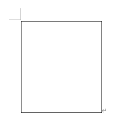 四角い枠が表示される設定