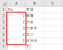 ソート前