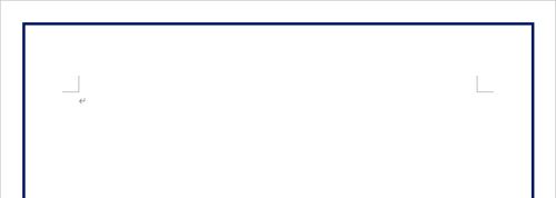 ページの周囲に、設定したページ罫線が表示されたことを確認してください