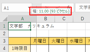 通常の表示