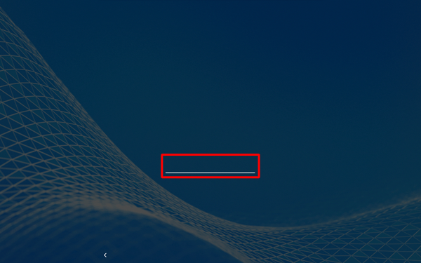 パスワードを入力する際にキーボードが表示されない場合は、入力欄を一度タップするとキーボードが表示されます