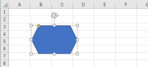 図形が挿入されたことを確認してください