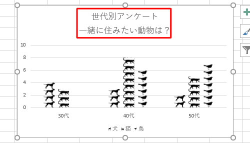 任意のタイトルを入力します