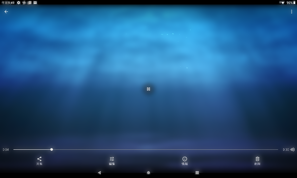 再生画面に切り替わり、再生が開始されます