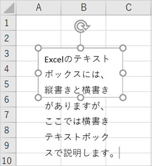 入力した文章が枠外にはみ出る