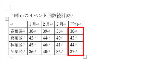 計算式で表計算できたことを確認します