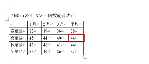 再計算できたことを確認します